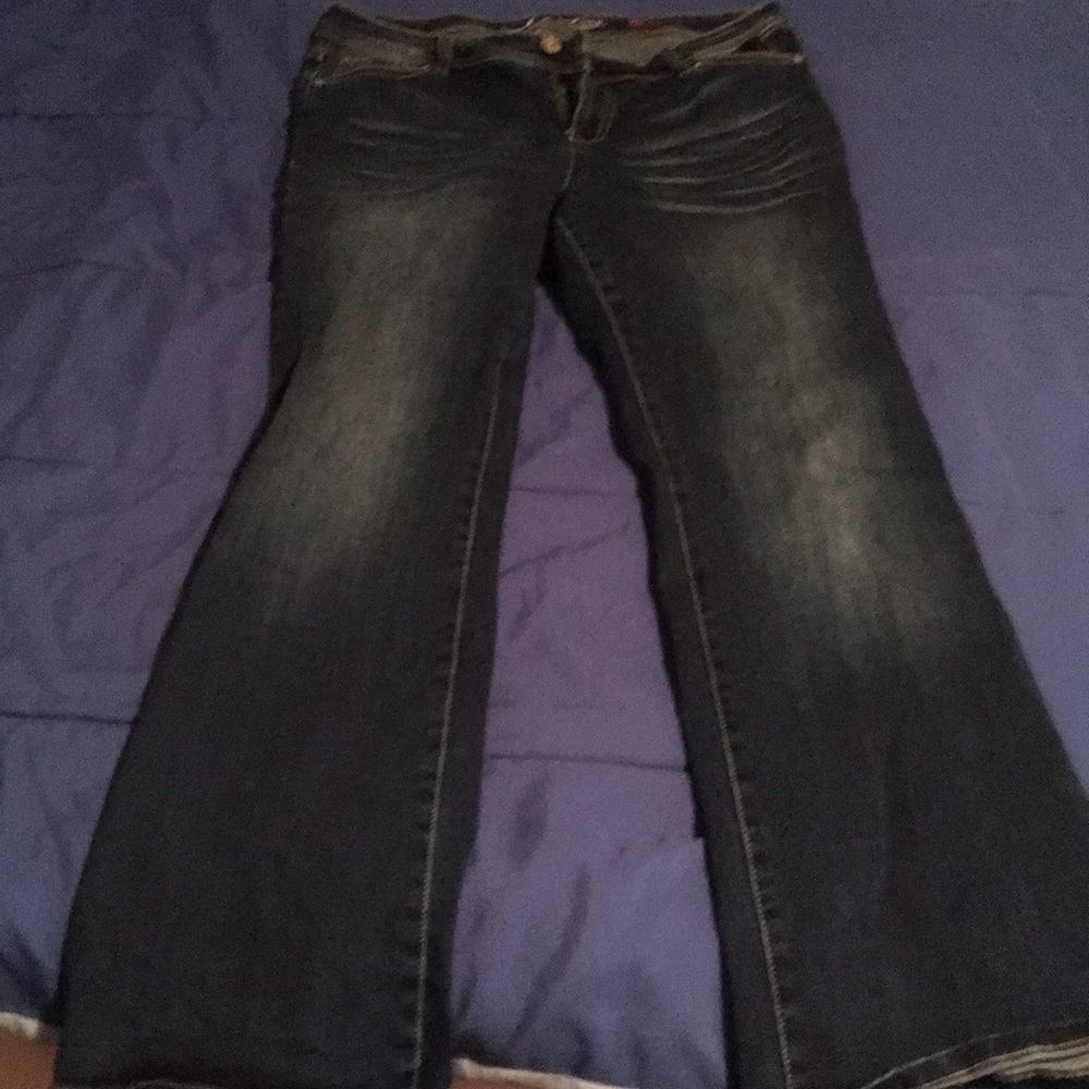 Inc. Curvy fit bootleg jeans
